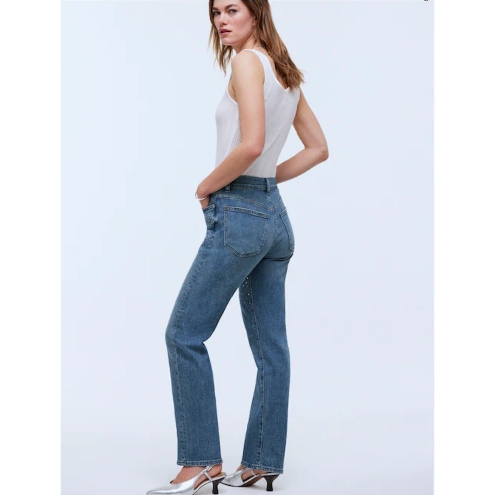 Madewell The  '90s Straight Jean Light Wash Size 24